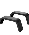 Beefy 14 Gauge Steel Trailer Fenders 2 Pack For Single Axle Trailers Fits 14 To 16 Inch Tires 32 X 13 X 9 In Black Fender Guards