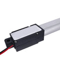 Smooth DC 12V Electric Linear Actuator With 30mm 50mm Stroke For Rock Solid Industrial Automation And Robot Projects That Need Reliable, Efficient Motion Control To Get The Job Done Right close-up of actuator's motor and rod.