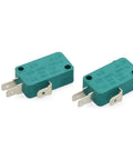 Two Pack Push Button Actuator Limit Switch KW3-0Z, 16A 125V/250V AC, Heavy Duty Industrial Switches For Machinery, Durable Momentary On Off
