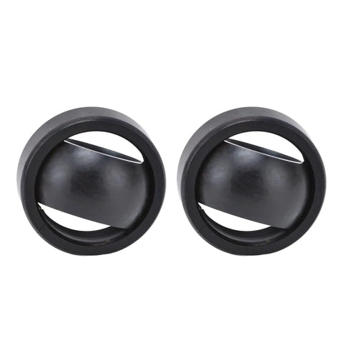 Close-up of GE12ES spherical bearings for heavy lifting, made of high carbon steel, designed for hydraulic cylinders.