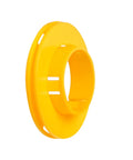 100-Pack Plastic Snap-In Cable Bushings For Wire Insulation And Protection From Abrasion On Metal Studs, Easy Clip-In Fit, Heat And Corrosion Resistant, Smooth Wire Pull-Through, No Tools Needed, yellow plastic snap-in stud bushing