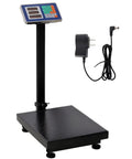 Heavy Duty Digital Floor Scale Handling Up To 660 Pounds Like A Champ Featuring Zero Nonsense Precision Sensors, with power adapter.