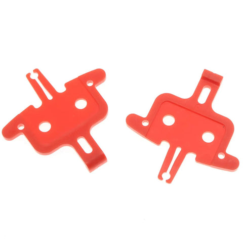 4 Pack Bicycle Brake Pad Spacers And Hydraulic Disc Brake Pad Spreader Tool For Quick Caliper Setup And Alignment, orange spacer tools