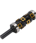 Heavy Duty Fafeicy Reversible Carbide Insert Router Bit With 1/2 Inch Shank and Spiral Trim for precise cutting.