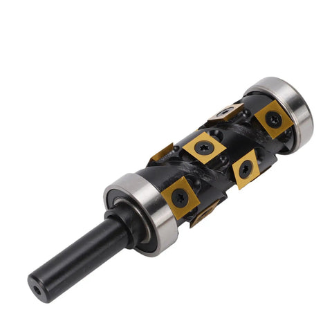 Heavy Duty Fafeicy Reversible Carbide Insert Router Bit With 1/2 Inch Shank and Spiral Trim for precise cutting.
