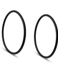 Power Steering Reservoir Cap Seal O Ring Replacement For OE 32411128333 Fits Mini Cooper And Similar Models Direct Fit Durable Seal To Prevent Leaks Cross Reference 32410141428 And Other Compatible Numbers, black rubber 42mm ID x 2mm CS, 2-pack