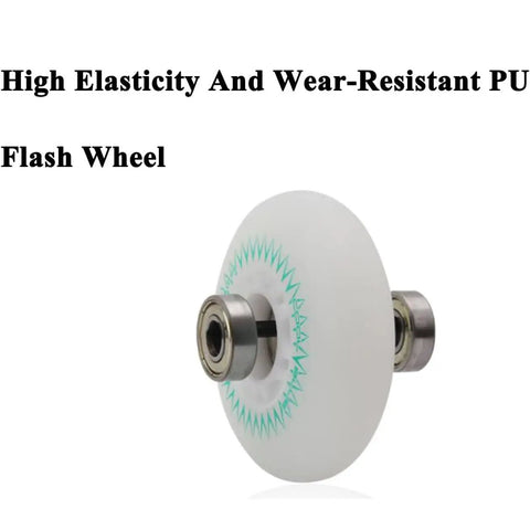 Inline Skate Wheels 72mm 76mm 80mm 90A Hardness 8 Pack With Bearings For Outdoor And Indoor Use White Durable PU Wheel