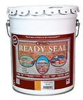 Backyard Ready Twelve Jumbo Five Gallon Cans Of Natural Cedar Exterior Wood Stain And Heavy Duty Sealer.