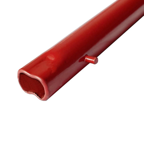 Red hollow jack handle shaft for 2-ton automotive hydraulic jack, replacement part
