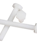 No Sweat Batch Of 1000 M5x6 Metric Nylon Hex Screws In Non Conductive Pa66 Plastic For Chemical Resistant Circuit Board And Auto Maintenance That Totally Nails It, white nylon screws.
