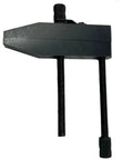Heavy Duty 6 Inch Toolmaker Parallel Clamp With A Killer Grip And Slick Threaded Handles For Precision Work Holding and secure locking in black.