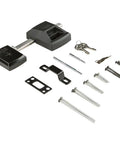 SmartKey Security Gate Lock N109-080 With WeatherGuard Coating, kit with latch, keys, screws, for wooden and metal gates