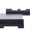 Side view of Magnetic Vise Mount Brake Bender for Metalworking, heavy-duty cast steel tool for bending steel, copper, aluminum sheets up to 6in width.