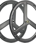 Carbon Fiber 56mm Clincher Wheel TriSpoke Wheelset For Road Bike With 3K Matte Finish 700C Sick Aero Performance Novatec Hubs