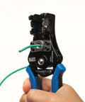 Heavy Duty Automatic Wire Cutter And Stripper For 8 To 20 AWG Solid And 10 To 22 AWG Stranded Wire With Ergonomic Grips