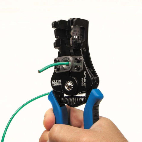 Heavy Duty Automatic Wire Cutter And Stripper For 8 To 20 AWG Solid And 10 To 22 AWG Stranded Wire With Ergonomic Grips