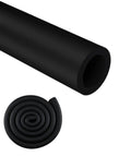 Insulation Foam Pipe Sleeve 2 Inch Inside Diameter, 6 Feet Long, Black, The Workhorse Piping Insulation For Air Conditioning Lines