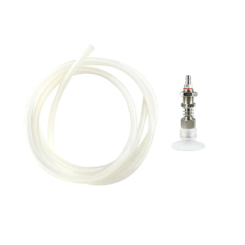 Micro Vacuum Pump Suction Cup With Automatic Suction, Pro Grade Industrial Manipulator Pneumatic Accessory Kit with 1 Meter Tube