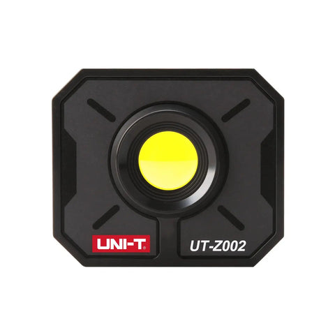 Front view of Ultra Lightweight UT-Z002 Macro Lens For Thermal Imaging Cameras Snap On And Boost Resolution For Close Up Detail On UTi260B UTi260A UTi120B UTi165B Close Ups
