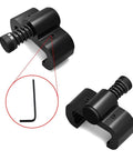Sliding Barn Door Stopper Rail Stop For Single Or Double Doors, Top Flat Track And Center Or End Install, Adjustable Fit