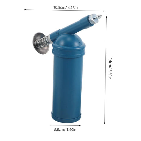 Portable 80cc Grease Gun With Precision Nozzle For Excavators, Cars, And Industrial Equipment Manual Lubrication Tool.