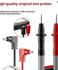 Close-up of high-quality test probes for USB Rechargeable Digital Multimeter With Auto Display For Home And Pro Grade Industrial