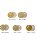 Get Your Hands On 50 Pack Of 6 Inch Sanding Discs With 15 Holes For Super Smooth Finish And Fast Work On Wood Metal Or Plastic Projects Using Grit Ranges From 60 To 400 For Every Job You Hit. Multiple grit sanding discs showcased.