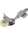 3 Inch Nylon Gate Wheel Caster With Spring Loaded Swivel And Brake, heavy duty metal gate roller, weather resistant