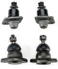 Bulletproof Suspension Kit With Premium Steering Tie Rod Ends For Front Left Right Upper Lower Positions Includes Cotter Pins Grease Boots And Zerk Fittings For A Smooth Roll On Your Favorite Rig showing upper and lower ball joints.
