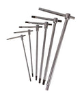 Pro Grade Metric Hex Keys Set Of 6 With Sliding T Handle For Quick Spin And High Torque L Handle Adjustment, 2.5mm To 8mm