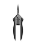 Stainless Steel Micro Tip Pruning Shear With Lightweight Ergonomic Grip Straight Precision Blades Nonstick Teflon Coating