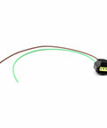 Powerstroke Alternator Harness Pigtail Replacement for Ford F250 F350 6.0L and 7.3L Diesel Engines OEM-Style Direct Fit Plug Beefed-Up Electrical Harness Replaces Worn Wiring on 7.3 Powerstroke, black connector with green and brown wires