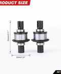 Beefed Up Front And Rear Differential Gear Set For Losi One Tenth Baja Rey Version Two Point Zero 4x4 RC Upgrade Kit size shown