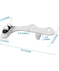 Tankless Bidet Toilet Attachment With Digital Temperature Display dimensions