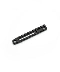 Improved Bipod Rail Four Point Eight Inch Long With Ten Slots Lightweight 1.09 Oz Built For Real Shooters Black Aluminum