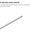uxcell 304 stainless steel capillary tube, 1.5mm OD, 0.2mm wall, 250mm length, 2 pcs