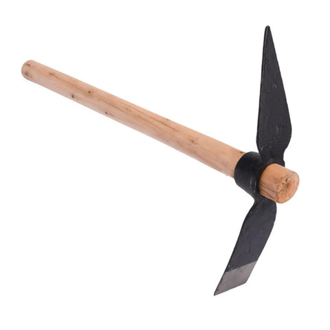 Beast of a Multipurpose Garden Pick and Mattock Tool for Digging, Weeding, Planting, and Soil Turning, High Carbon Steel Construction