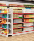 Heavy Duty Metal Storage Shelves Built Tough Floor Standing Shelving Unit For Garage Kitchen And Workspace Organization Rust Resistant Steel Rack With Heavy Load Capacity To Keep Your Setup Clean And Stress Free displaying various products on multiple tiers.