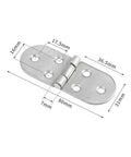 Stainless Steel Folding Table Hinges Flap Hinge Flush Mounted Self Supporting For Cabinet Furniture Durable And Easy To Install