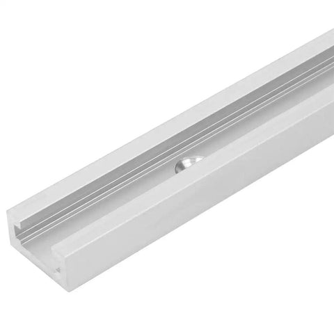 Solid Aluminum T Track Miter Gauge Slot Jig For Router Tables And Benchtop Saws Dialed In Precision Slide Slab Fixture close-up