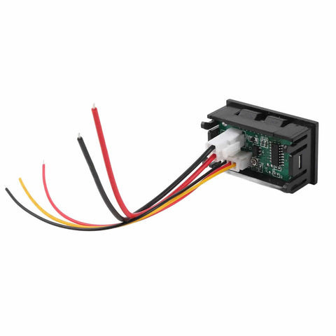 Digital Voltmeter Ammeter Multimeter With LED Display Dual Range DC 0V To 100V Current Meter for DIY projects with exposed wiring