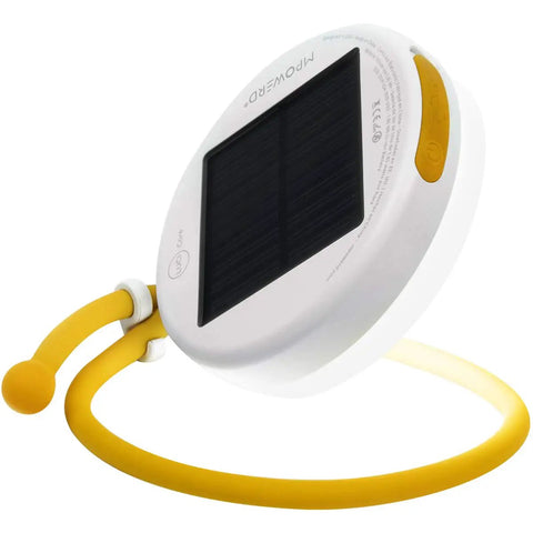 Solar Utility Task Light With Adjustable Silicon Arm, 40 Lumens, Lasts Up To 12 Hours On One Charge, USB Quick Charge, Waterproof Outdoor Emergency Light