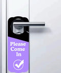 Office Door Hanger Sign Do Not Disturb Double Sided 3.5 x 9.5 Inches Ideal For Do Not Disturb In A Meeting Working From Home Out Of Office BRB Back Soon 8 Pack