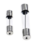 Close-up of 5x20mm glass tube fuses from Automotive Fuse Assortment Kit With 250 Pieces Of 5x20mm Glass Tube Fuses From 1A To 20A