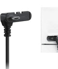 Black USB cable and micro-USB head for Solar Panel For Wyze Cam Outdoor And Wyze Cam Outdoor V2 With 2W 5V Charging 2 Pack.