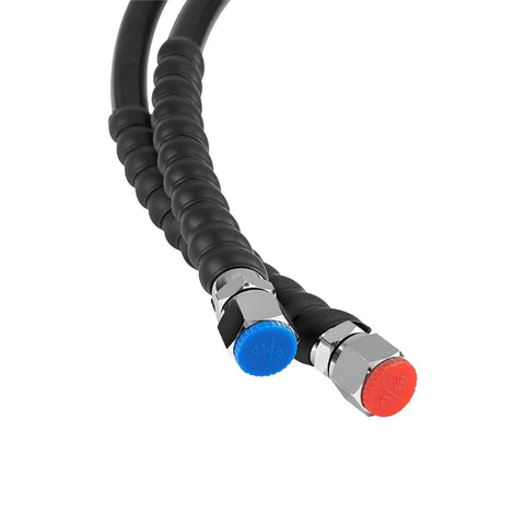 Beefy Hydraulic Boat Steering Kit For Up To 150 HP Outboard With 6.9 MPa 1000 Psi Helm Pump 5.5 Turns Lock To Lock Two Way Lock Cylinder 20 Ft High Strength Hoses Marine Single Station Steering System For Single Engine