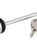 Trailer Coupler Latch Lock For Towaway Theft Prevention, 3.4 Inch Long Shackle And Nine Thirty-Second Inch Pin with keys