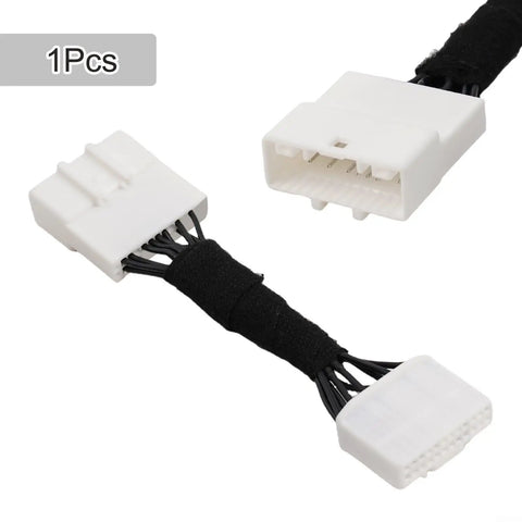 Top Shelf Charging Port Module Wiring Harness For Tesla Model 3 And Model Y 2017 To 2023, detailed view of connector ends.