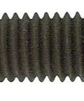 Top Tier Wheel Studs With 5/8-11 Thread Pattern And 3.75 Inch Overall Length, black oxide coated knurl, side view.
