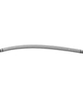 Heavy Duty Stainless Steel Air Compressor Intake Pipe With Check Valve For Oil Free Rigs Slick M14 M19 Thread, 400mm length.